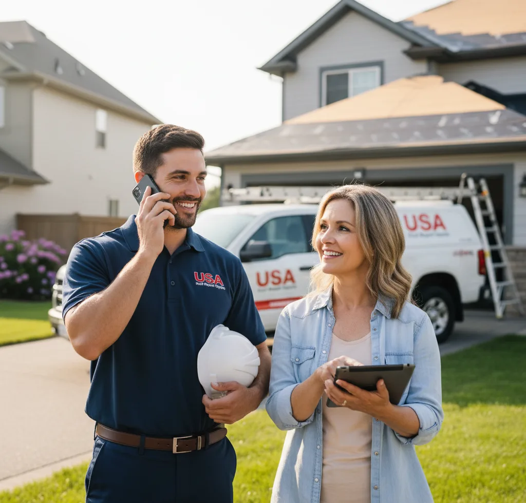 USA Roof Repair Experts customer support in Los Fresnos